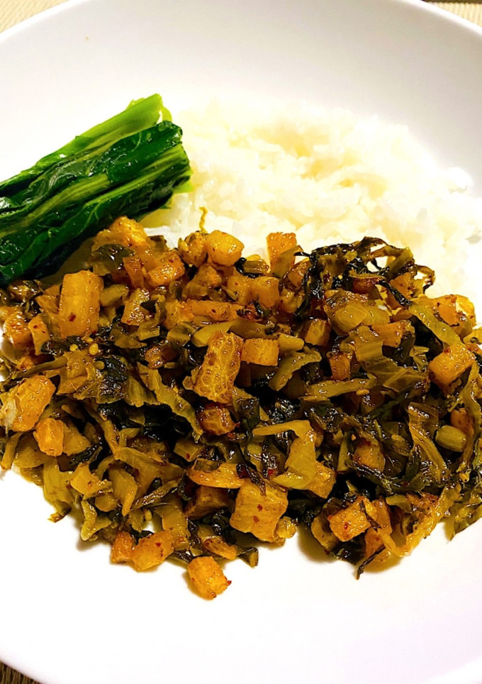ご飯の為のおかず　大根と高菜の炒めご飯-レシピのメイン写真