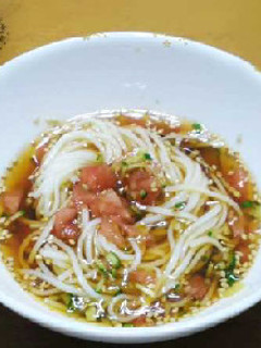 スイカシャリシャリ冷やし中華風そうめん-レシピのメイン写真