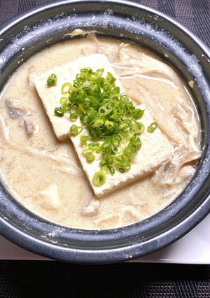 舞茸で、トロトロ豆乳湯豆腐！-レシピのメイン写真