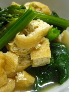 ♪ほうれん草と油揚げの簡単煮♪-レシピのメイン写真