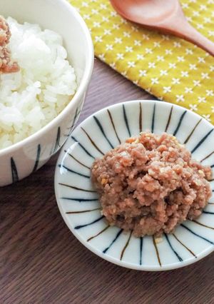 レンジでかんたん！ご飯に合う肉みそ-レシピのメイン写真