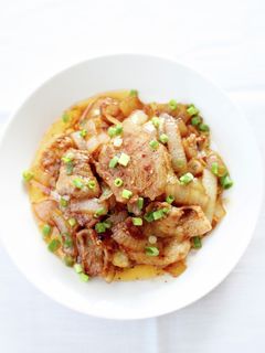 手作り焼肉のたれで【豚の焼たれ炒め】-レシピのメイン写真