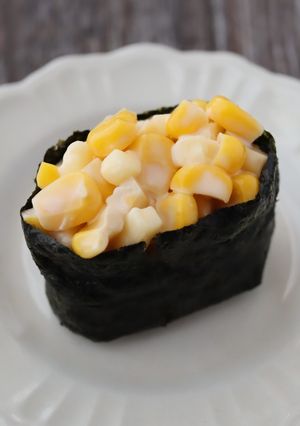 コーンチーズマヨ軍艦-レシピのメイン写真