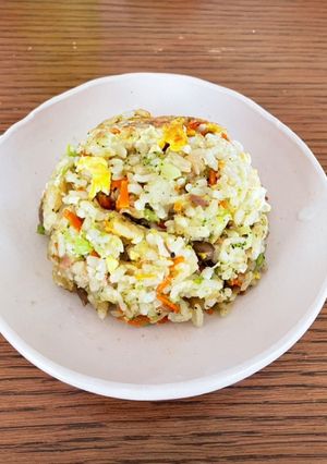 子供パクパク！ツナと野菜の魔法チャーハン-レシピのメイン写真