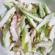 セロリと竹輪のわさびマヨネーズ和え