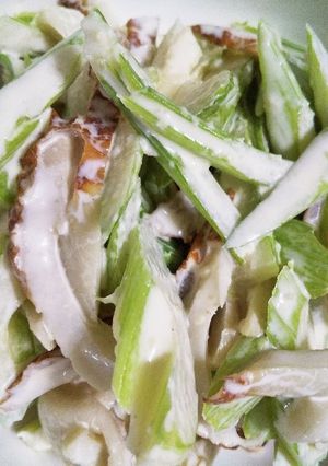 セロリと竹輪のわさびマヨネーズ和え-レシピのメイン写真