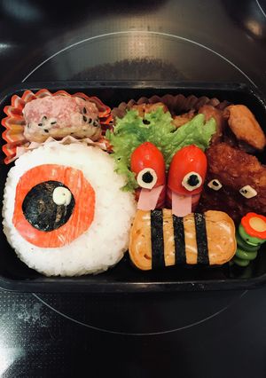 目玉のおやじキャラ弁-レシピのメイン写真