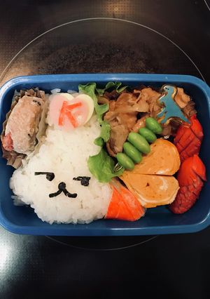 かみすココくんキャラ弁-レシピのメイン写真