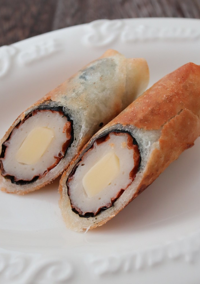 チーズちくわののり春巻き-レシピのメイン写真
