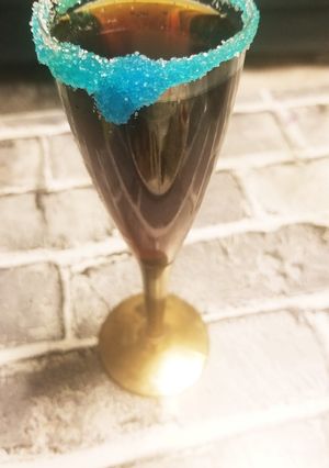 ブルーキュラソー&グラニュー糖コーヒー♡-レシピのメイン写真