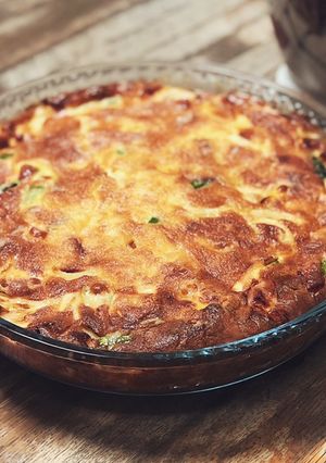 チーズとろける♪生地なしキッシュ♪-レシピのメイン写真