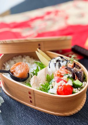 63℃ 醤油麹の鶏ハム弁当-レシピのメイン写真