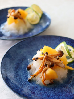 柿&大根おろし&しめじのさっぱり和え-レシピのメイン写真