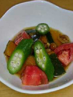 夏野菜の冷やし のっぺ風-レシピのメイン写真