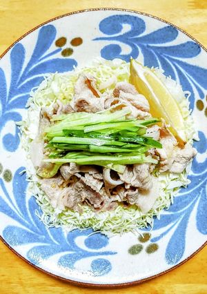 茹で豚こま肉のレモン仕立て町中華風-レシピのメイン写真