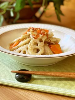 れんこんの味噌きんぴら-レシピのメイン写真
