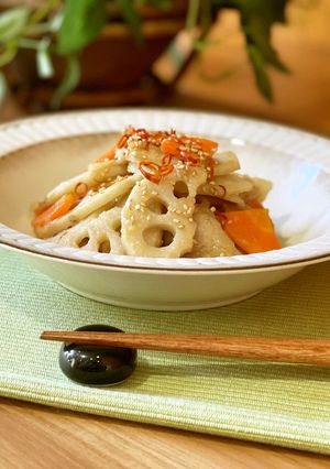 れんこんの味噌きんぴら-レシピのメイン写真