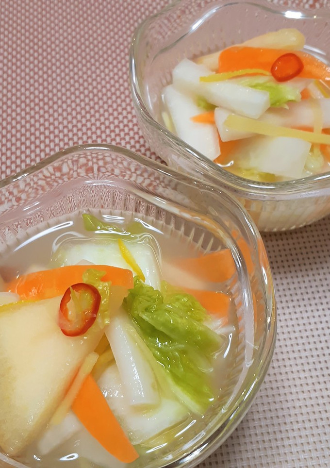 常備菜にイチオシの発酵食品！水キムチ-レシピのメイン写真