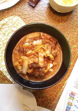 ハッシュドビーフアレンジうどん-レシピのメイン写真