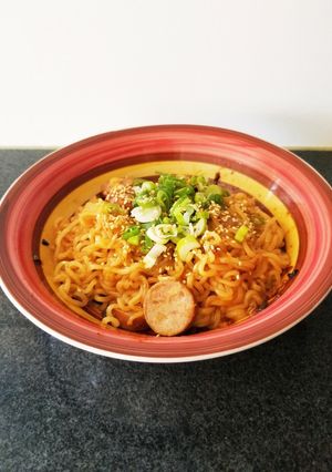 辛ラーメン激辛汁無しレシピ-レシピのメイン写真