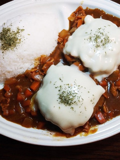 絶品☆ハンバーグチーズカレー-レシピのメイン写真
