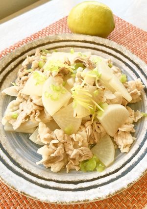 大根と豚バラのエスニック風炒め煮-レシピのメイン写真