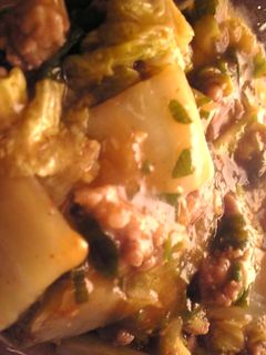 豚挽肉と白菜と葱の麻婆風あんかけ-レシピのメイン写真