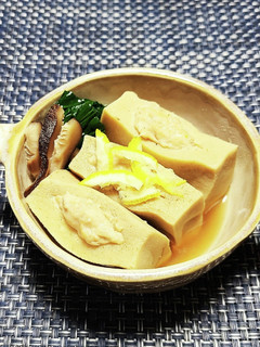 高野豆腐のゆず生姜肉詰め煮-レシピのメイン写真