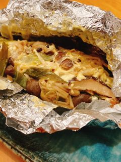 キノコたっぷり鮭のホイル焼き-レシピのメイン写真
