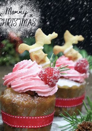 クリスマス☆簡単ワンボウルで苺マフィン-レシピのメイン写真