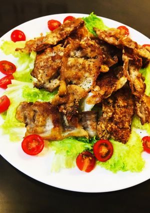 焼くだけサクッと豚せんべい-レシピのメイン写真