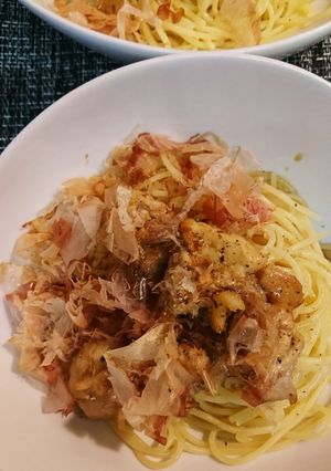 鶏おかかパスタ-レシピのメイン写真