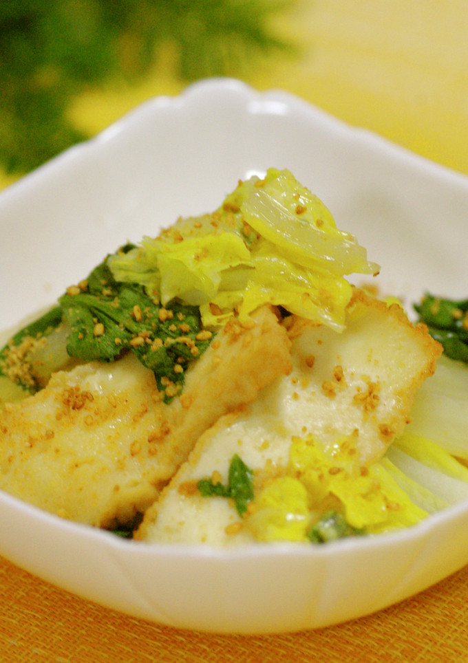 白菜と厚揚げのほっこり煮-レシピのメイン写真