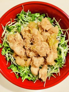 ささみ照り焼き丼-レシピのメイン写真