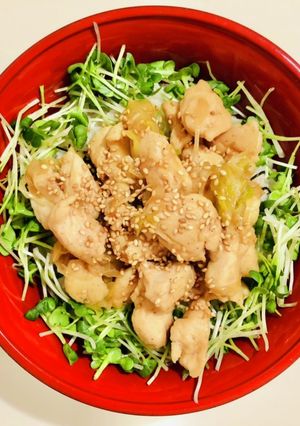 ささみ照り焼き丼-レシピのメイン写真