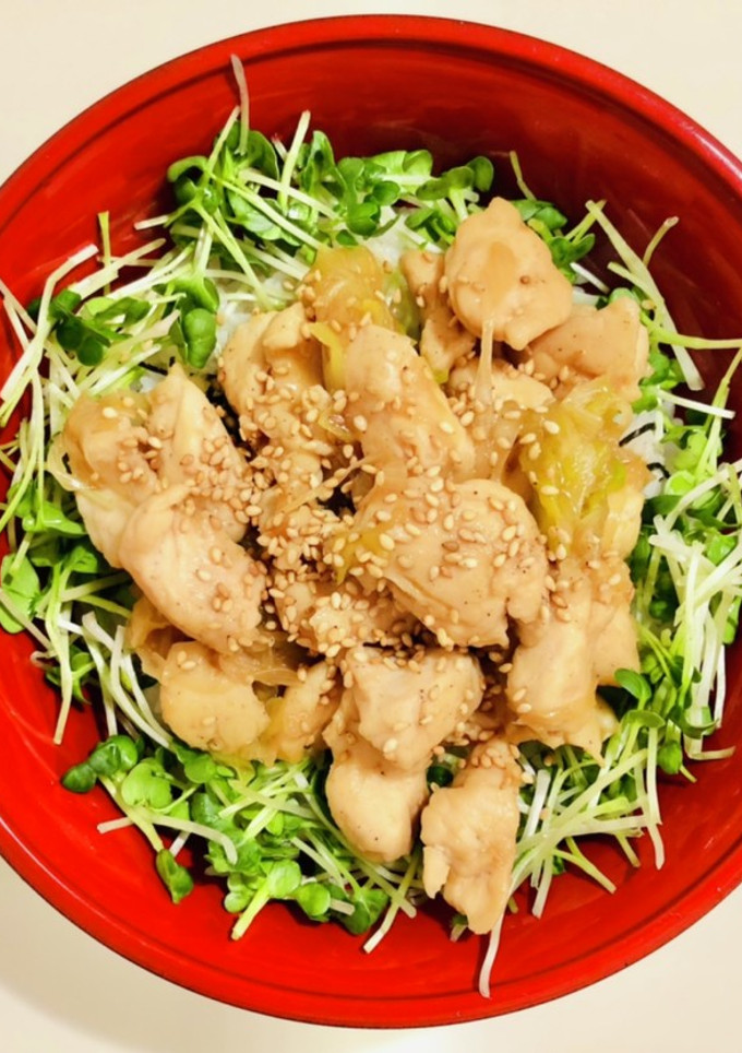 ささみ照り焼き丼-レシピのメイン写真