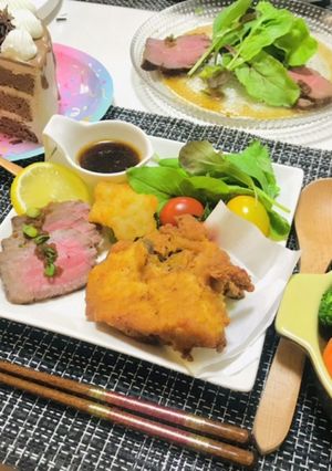 誕生日・お祝い・記念日の夕飯メニュー-レシピのメイン写真
