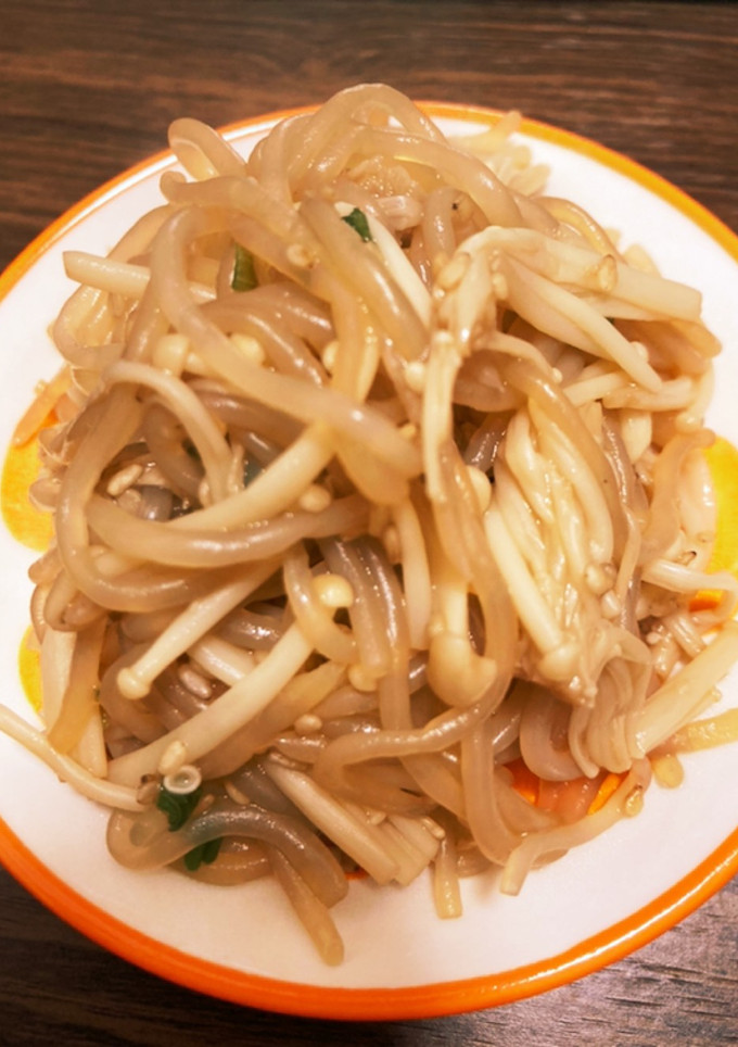 えのきとしらたきのバタポン炒め-レシピのメイン写真