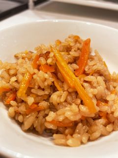 生姜と人参の炊き込みご飯-レシピのメイン写真