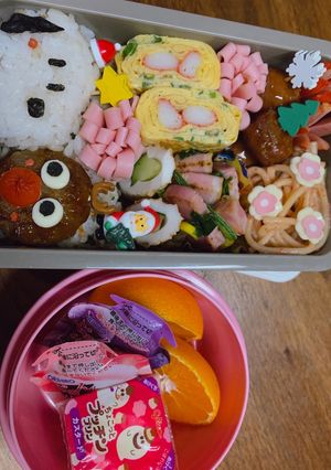スヌーピー弁当 クリスマス弁当-レシピのメイン写真