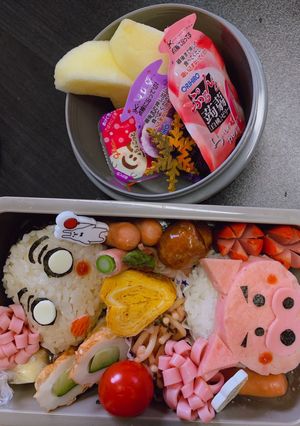 クレヨンしんちゃん弁当 キャラ弁-レシピのメイン写真