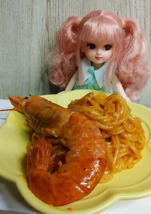 リカちゃん♡えびクリームトマトパスタ꙳⋆-レシピのメイン写真
