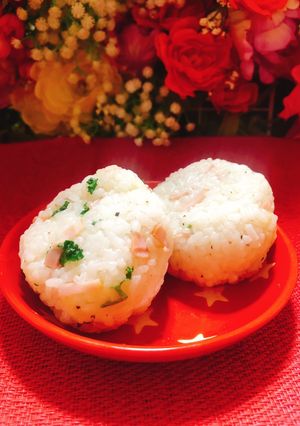 ベーコンチーズおにぎり-レシピのメイン写真