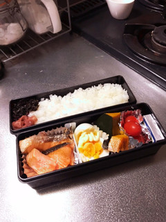 鮭のお弁当-レシピのメイン写真