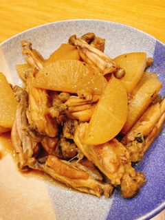 手羽中と大根のさっぱり?こってり?煮-レシピのメイン写真