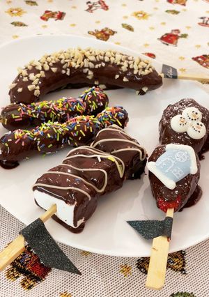 Xmasマーケットのチョコがけフルーツ♪-レシピのメイン写真