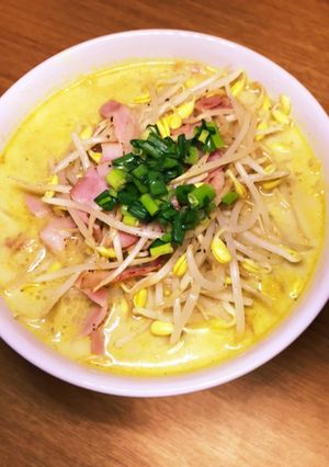 カレー味噌牛乳ラーメン-レシピのメイン写真