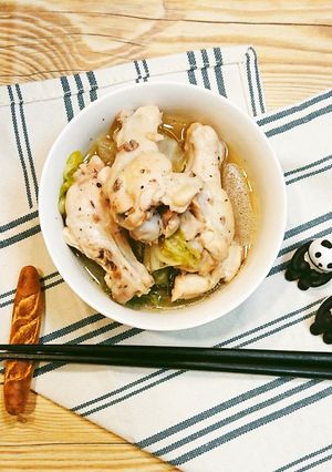あずちんボーンブロスレシピ水炊き風スープ-レシピのメイン写真
