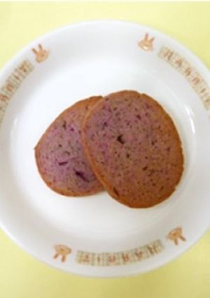 【保育園おやつ】紫芋のやわらかクッキー-レシピのメイン写真