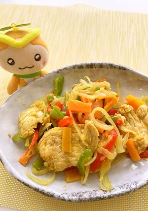 鶏肉のカレー炒め-レシピのメイン写真